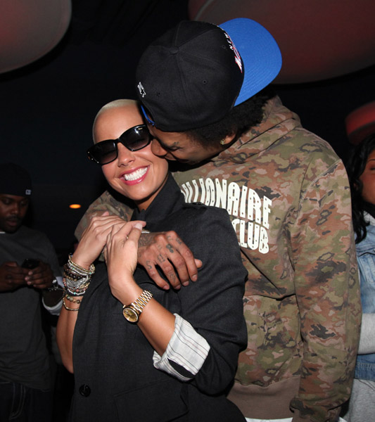 amber rose and wiz khalifa dating. Amber, who rose to prominence